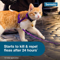 Seresto Cat Vet-Recommended Flea & Tick Treatment & Prevention Collar for Cats | 8 Months